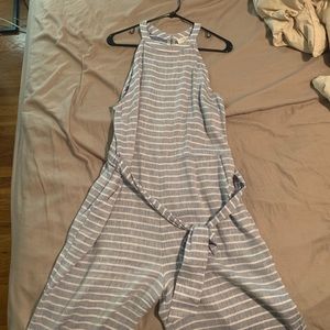 Wide Leg Crop Jumpsuit